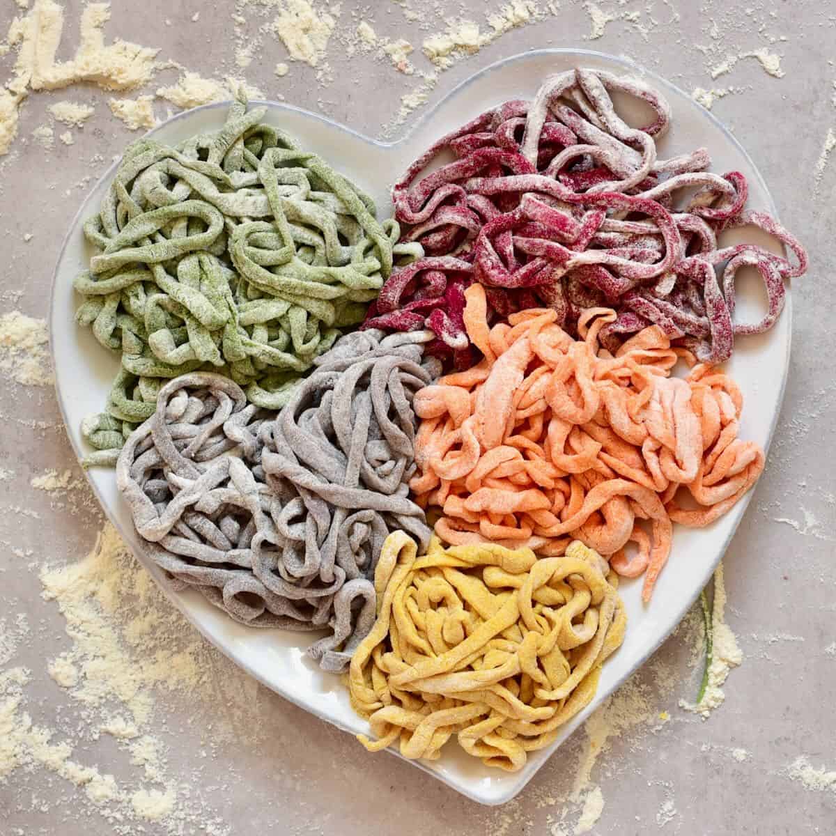 Homemade Rainbow Pasta: All-Natural Colors From Veggies
